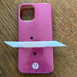 Loopy Case Sparkling Pink Phone Case for iPhone 12